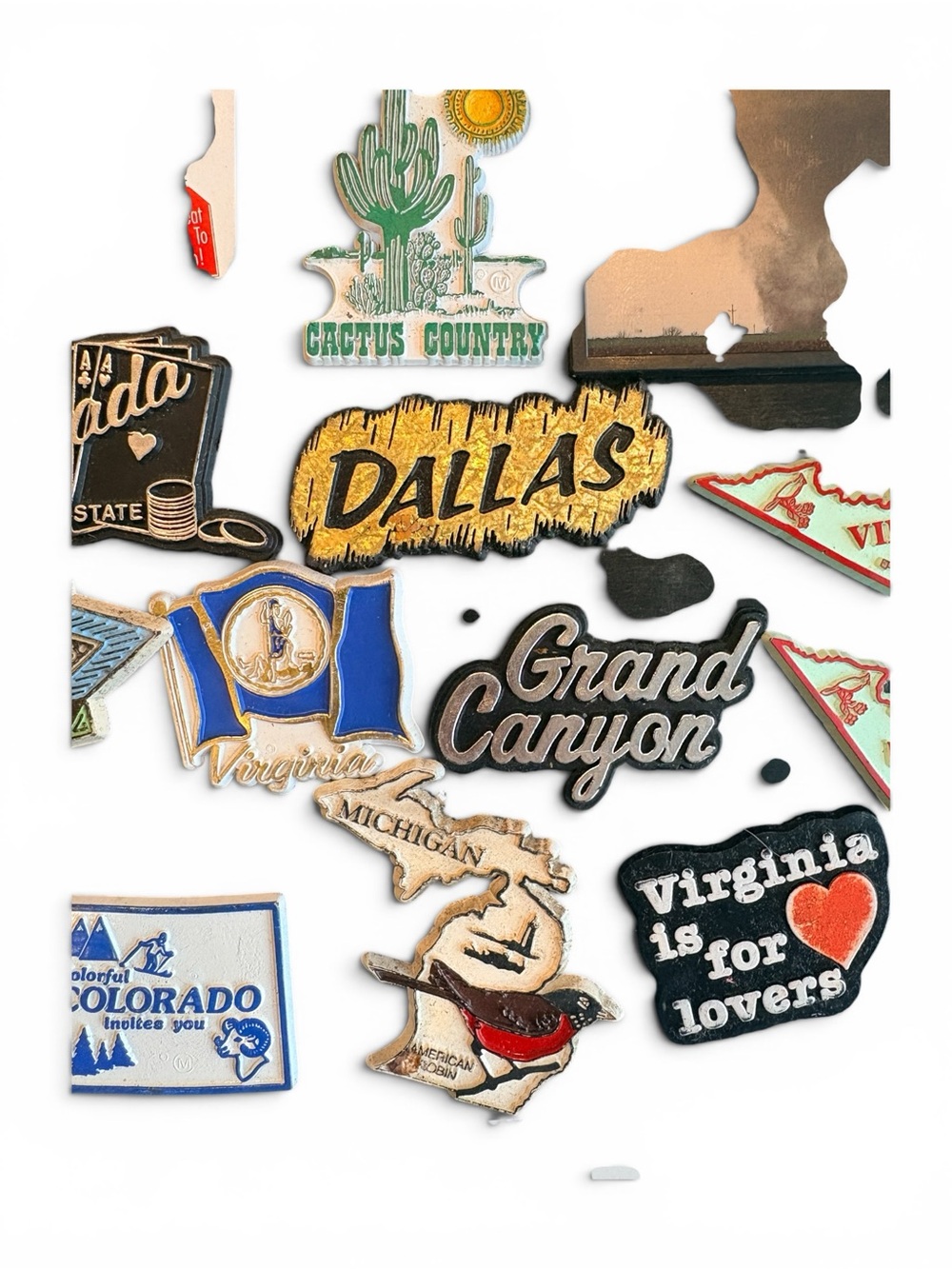 Vintage America Road Trip Collection – 38 Souvenir Magnets! 🇺🇸